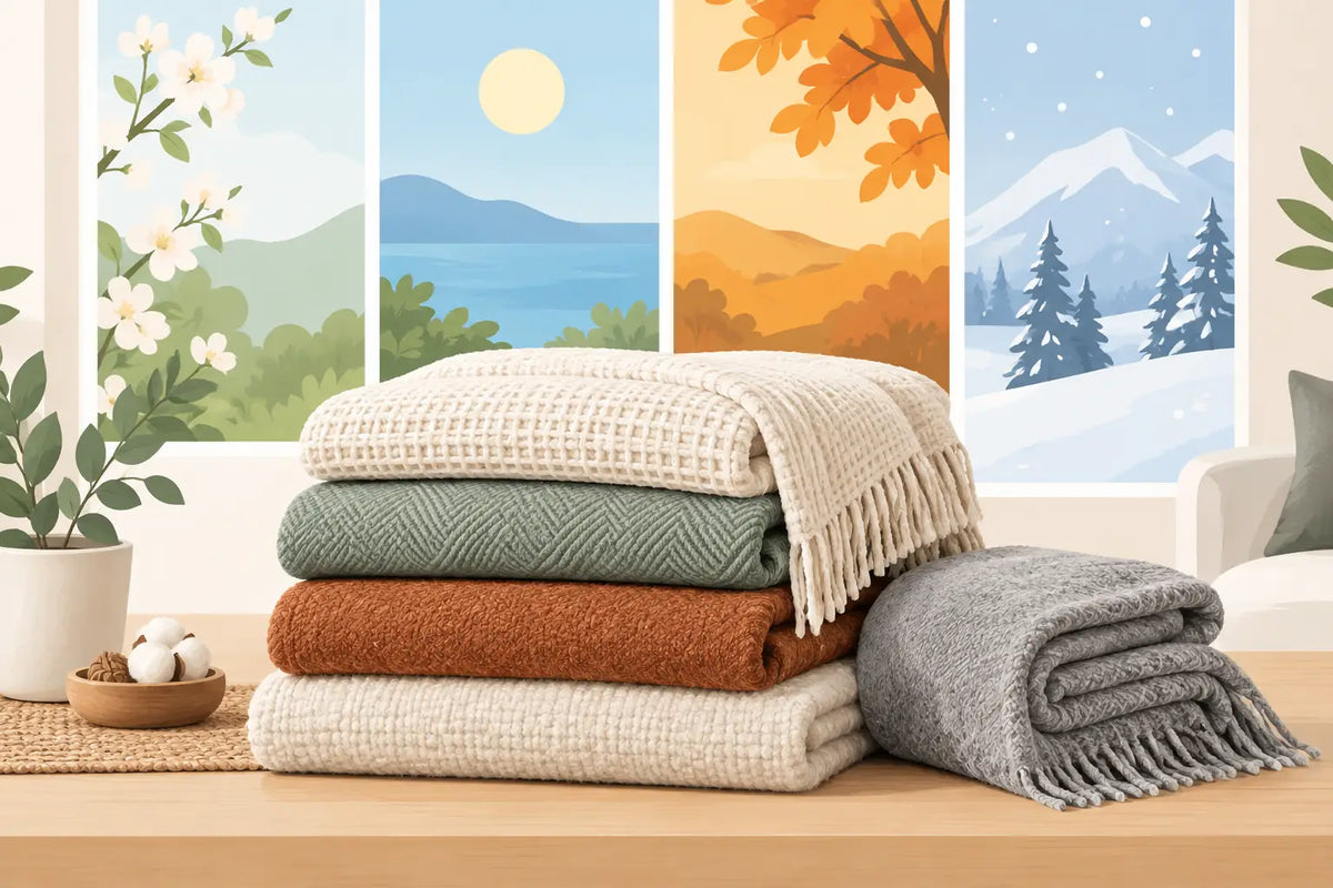 Best Natural Fibre Blankets for Every Season