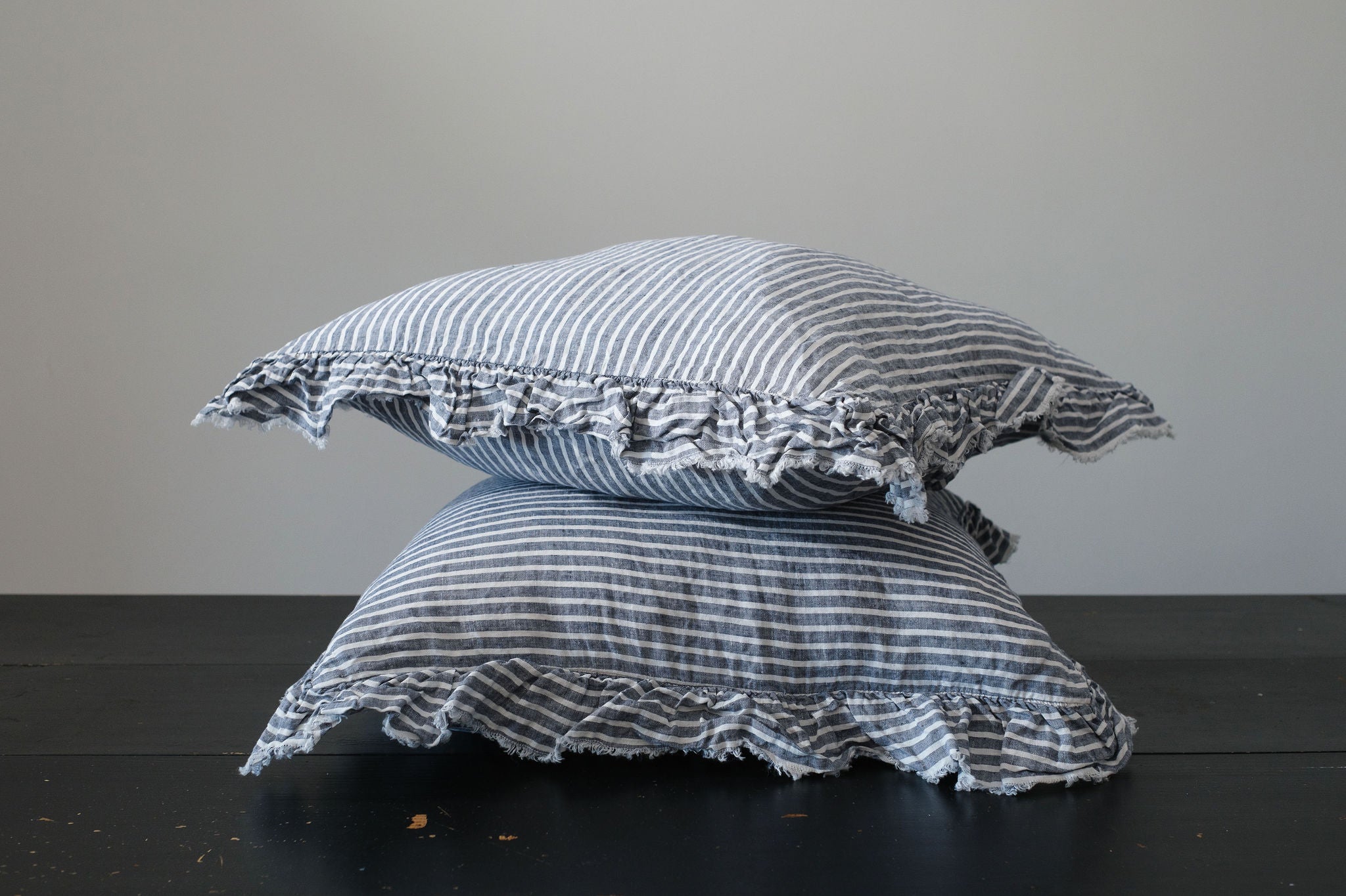 RUFFLED EUROPEAN PILLOWCASE PAIR