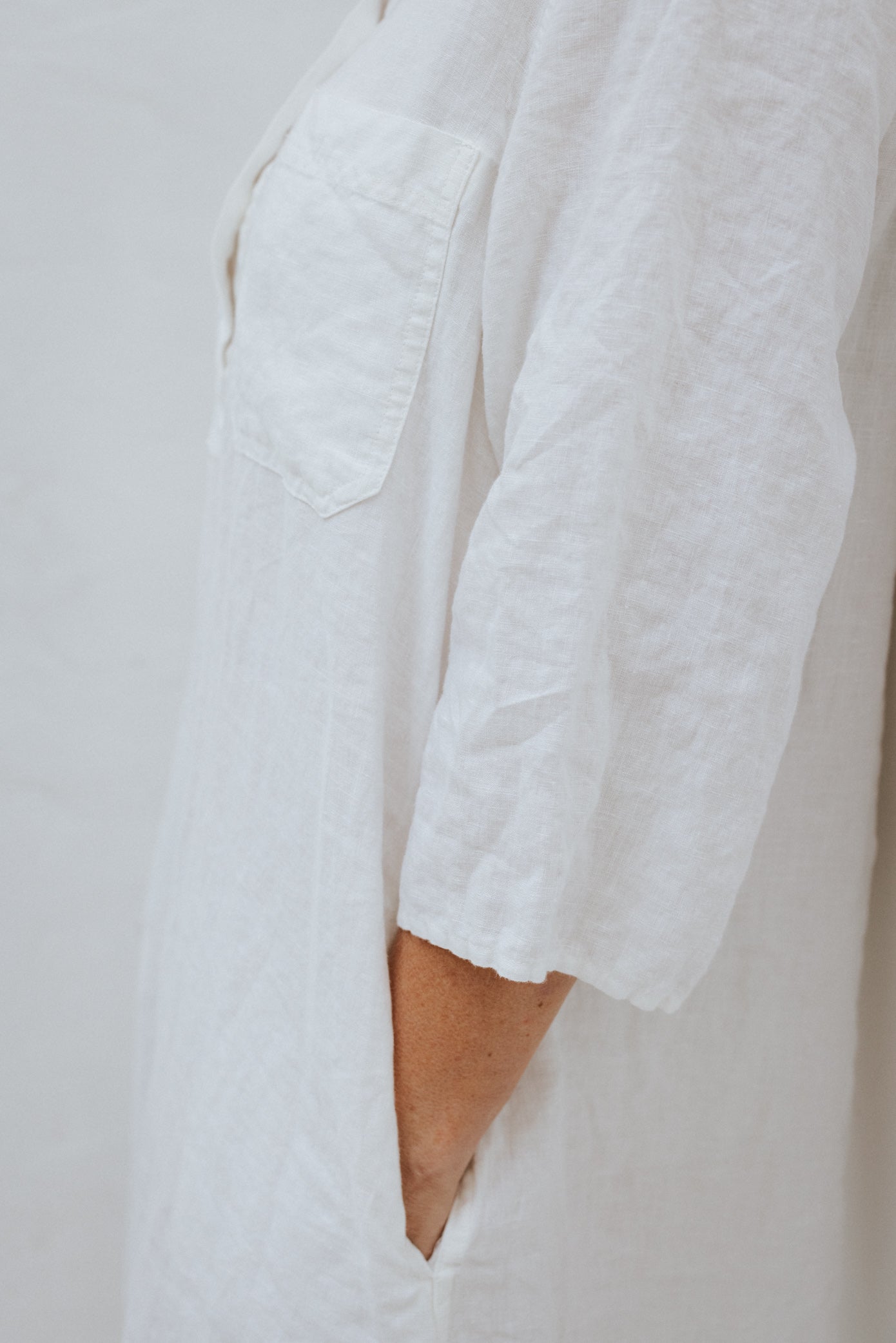 ANNIE MAXI SHIRT DRESS