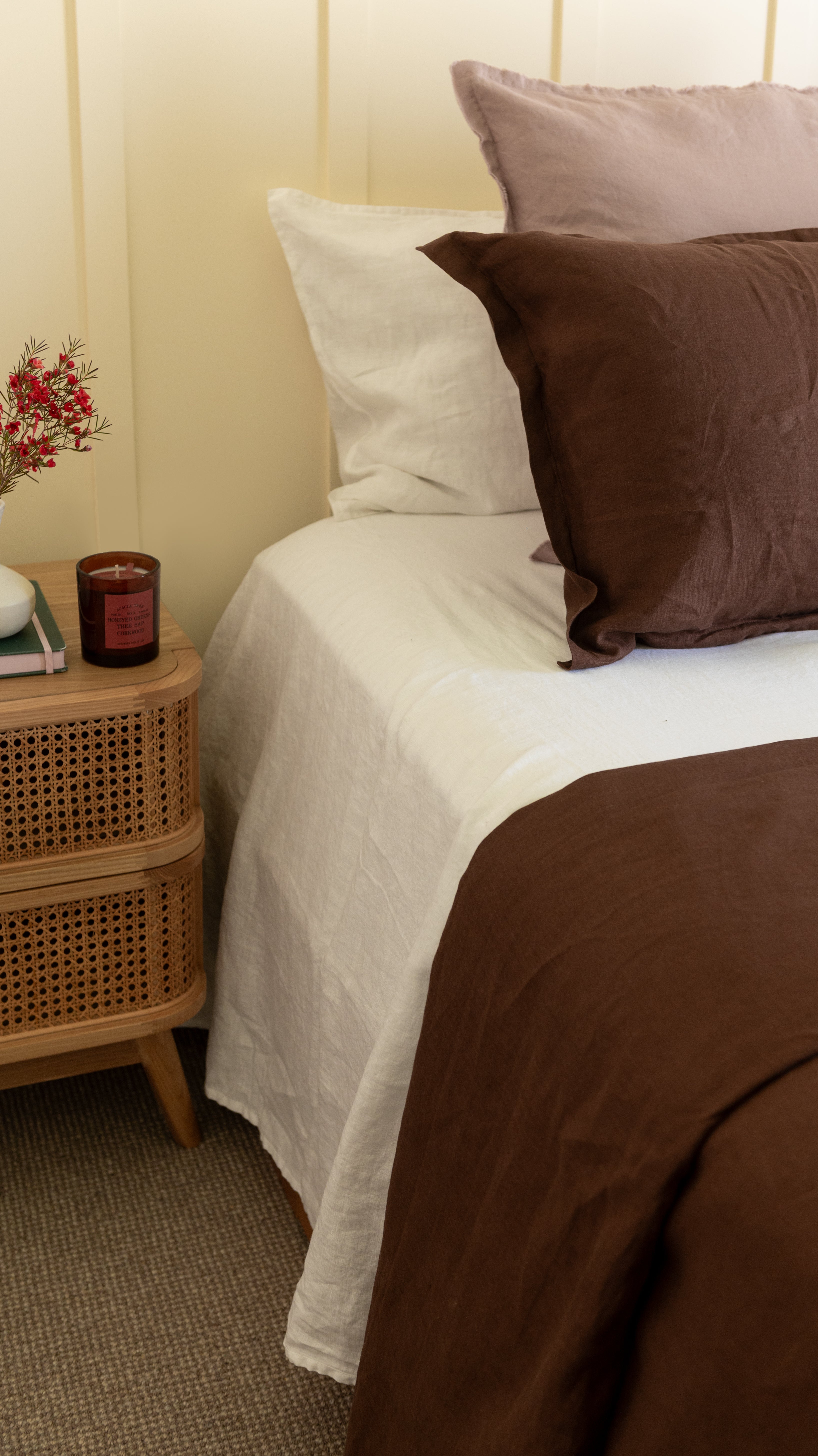 DUVET COVER SET - COCOA