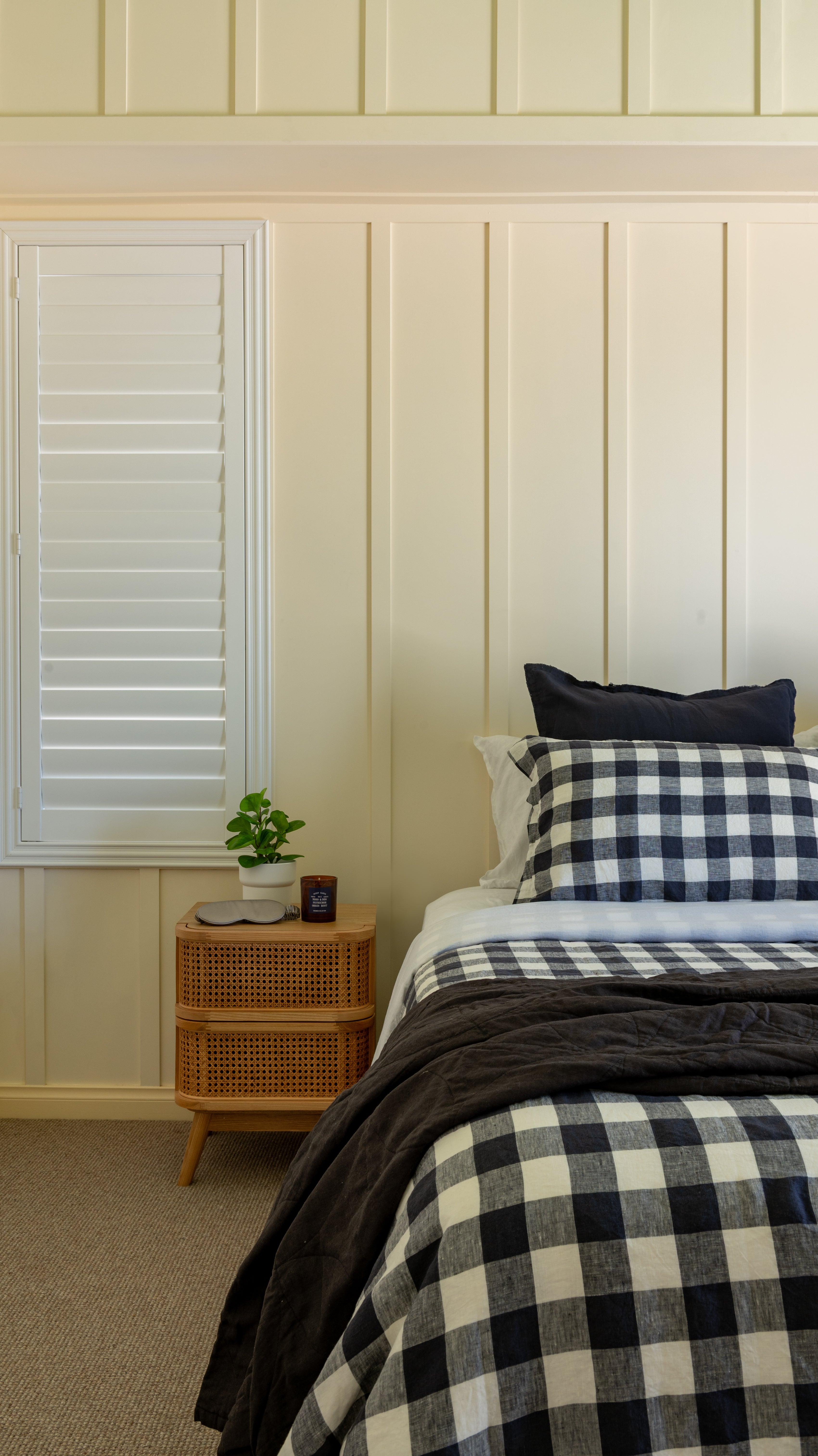 DUVET COVER SET - INDIGO BUFFALO CHECK