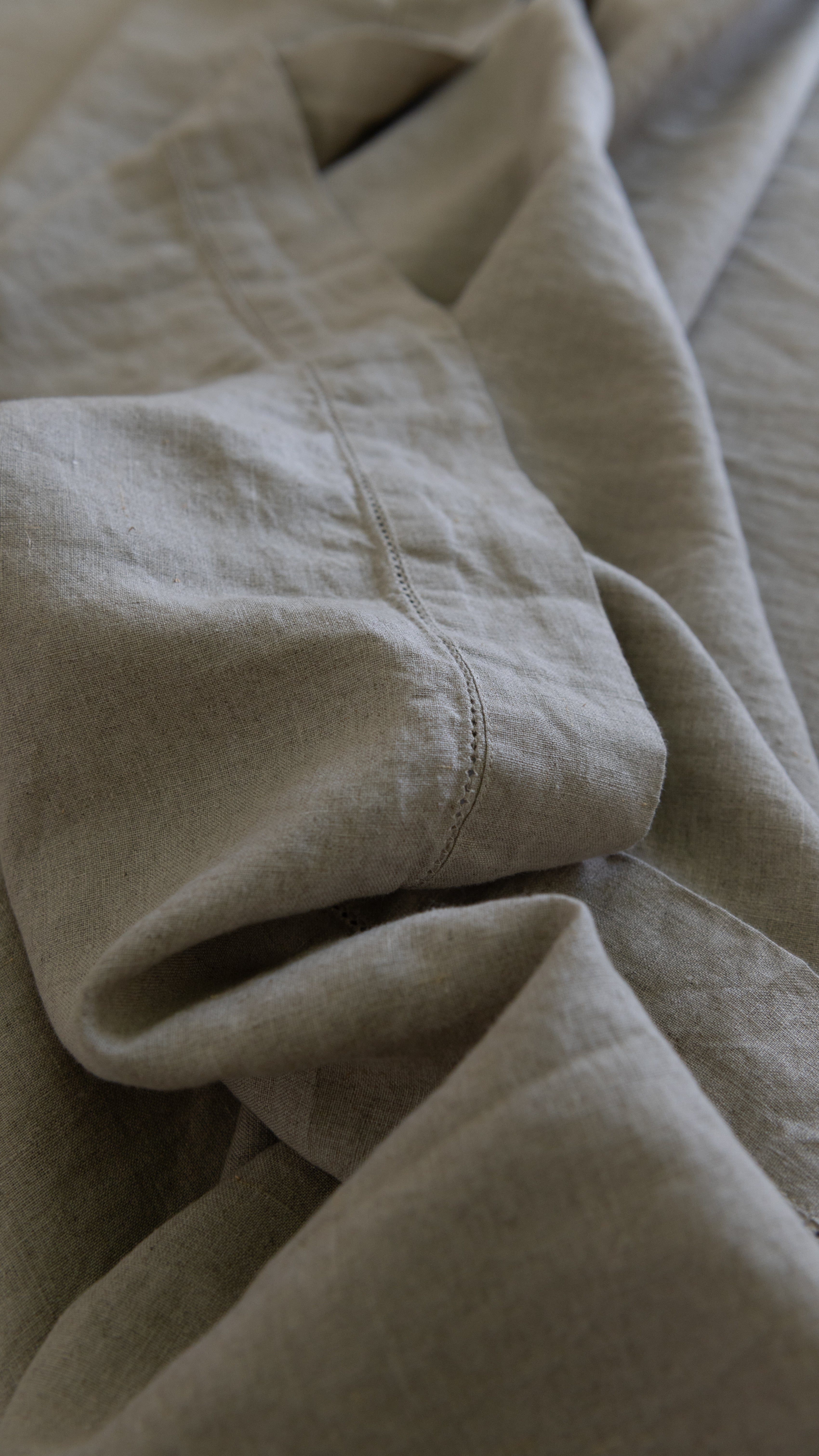 EUROPEAN FLAX LINEN FLAT SHEET - NATURAL