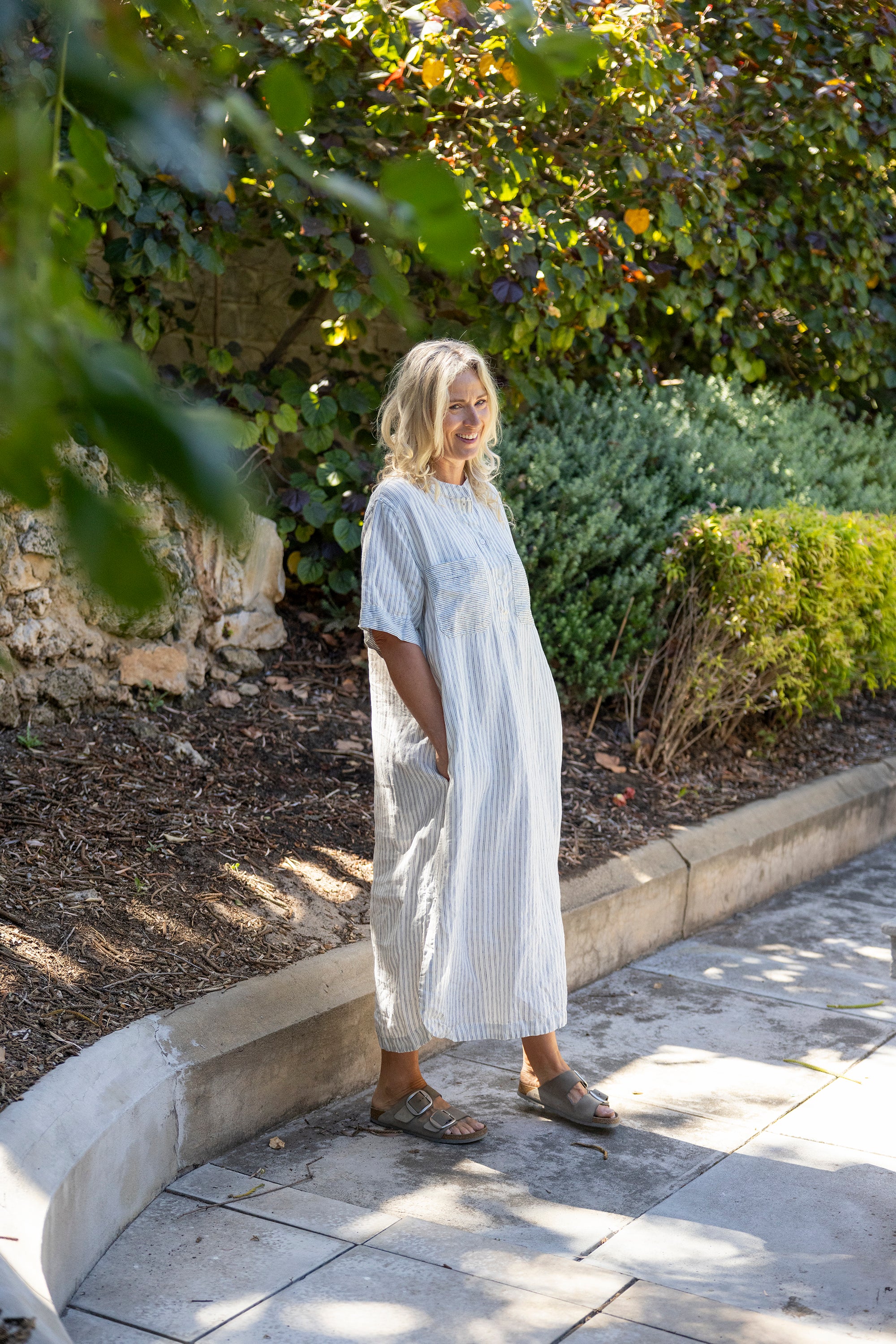 ANNIE MAXI SHIRT DRESS