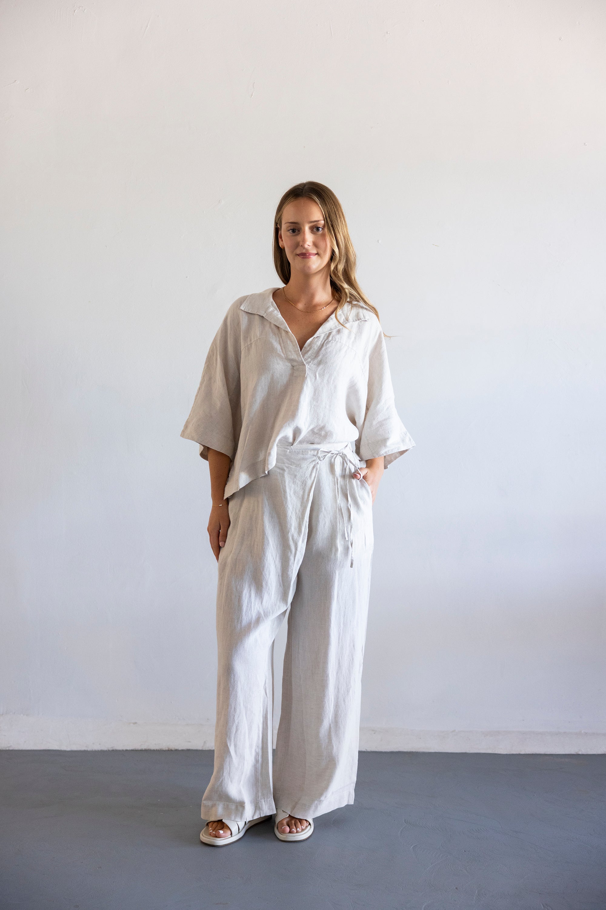 THE WANDERER PANTS - SIDE TIED