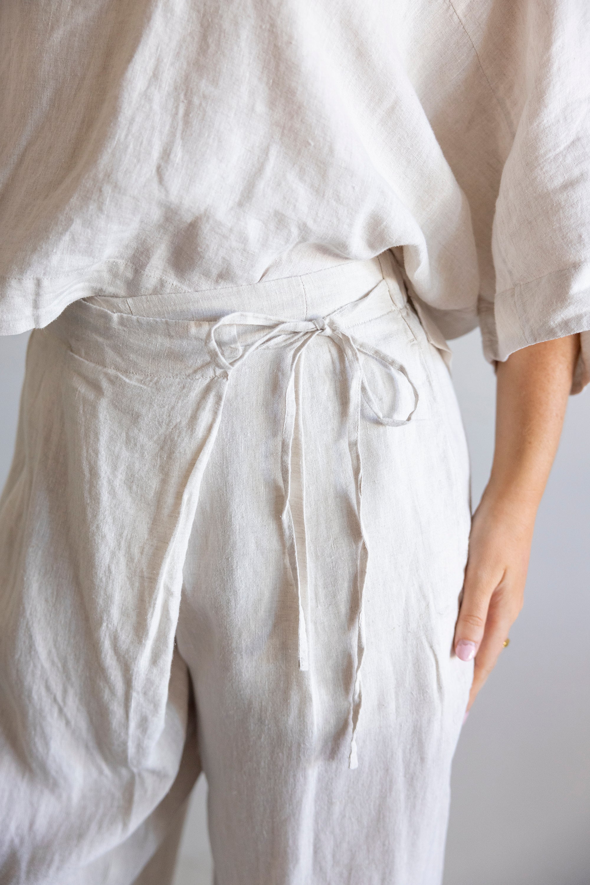 THE WANDERER PANTS - SIDE TIED