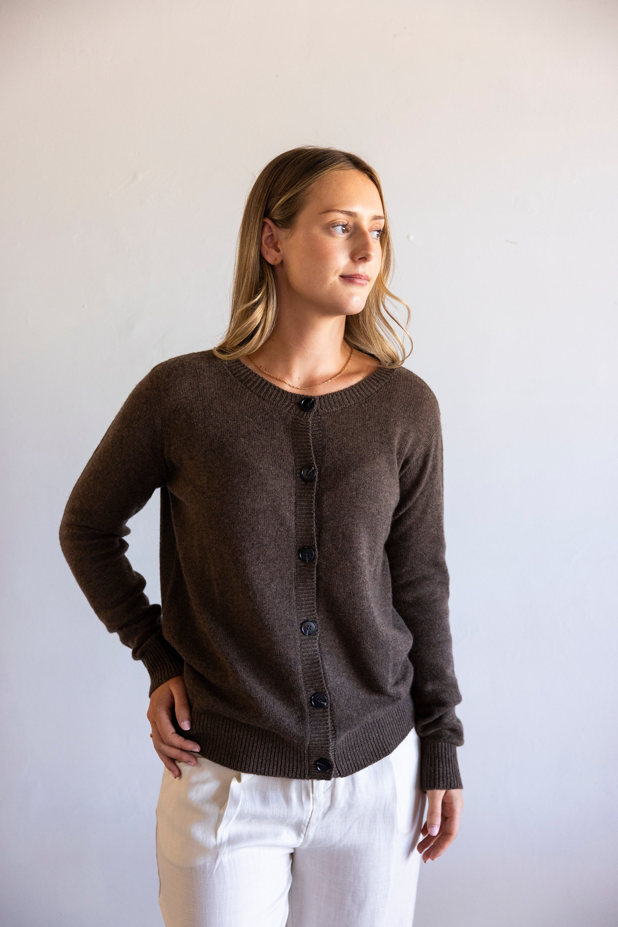 CASHMERE CARDIGAN 100% CASHMERE