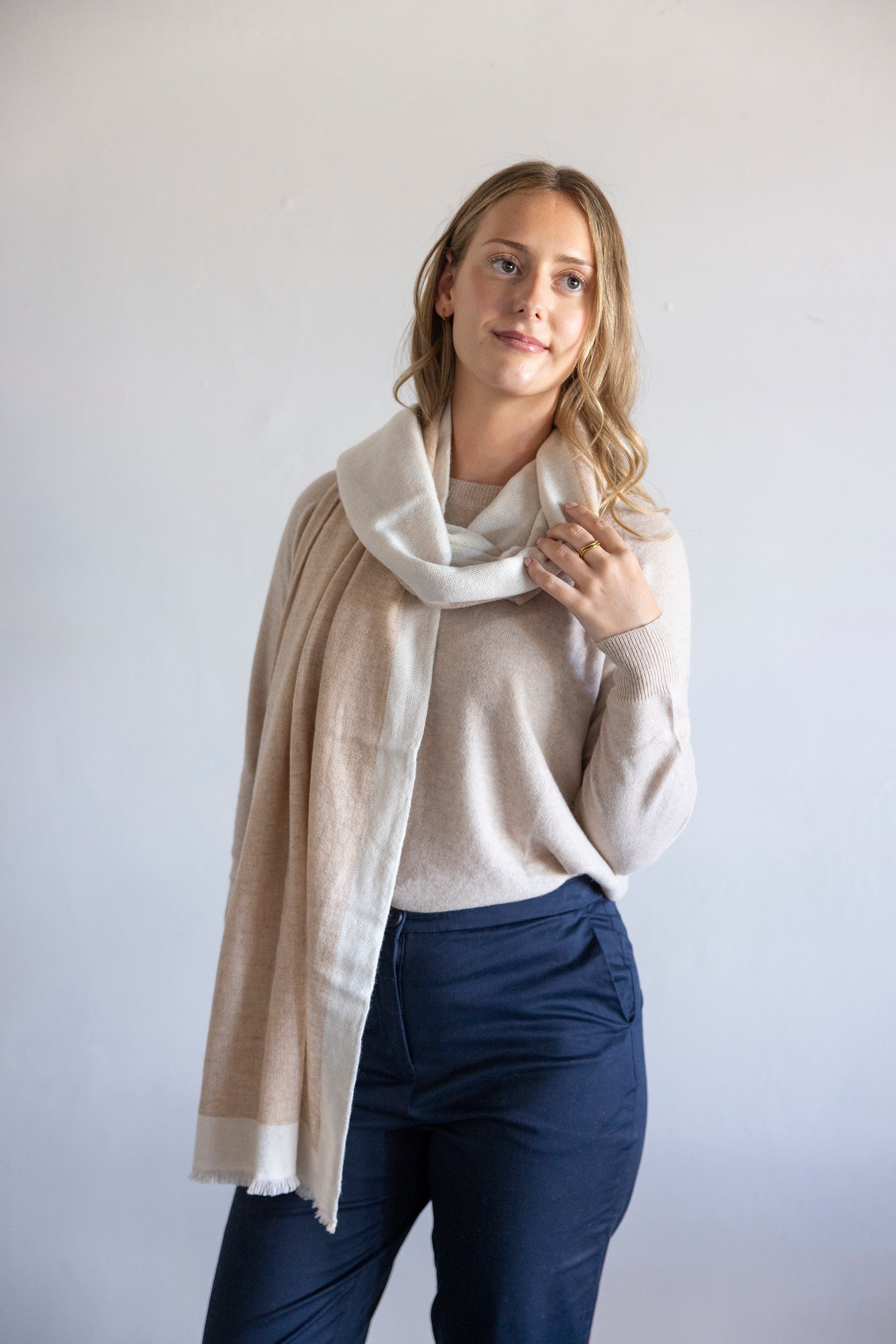 CASHMERE SCARF 100% CASHMERE 200g