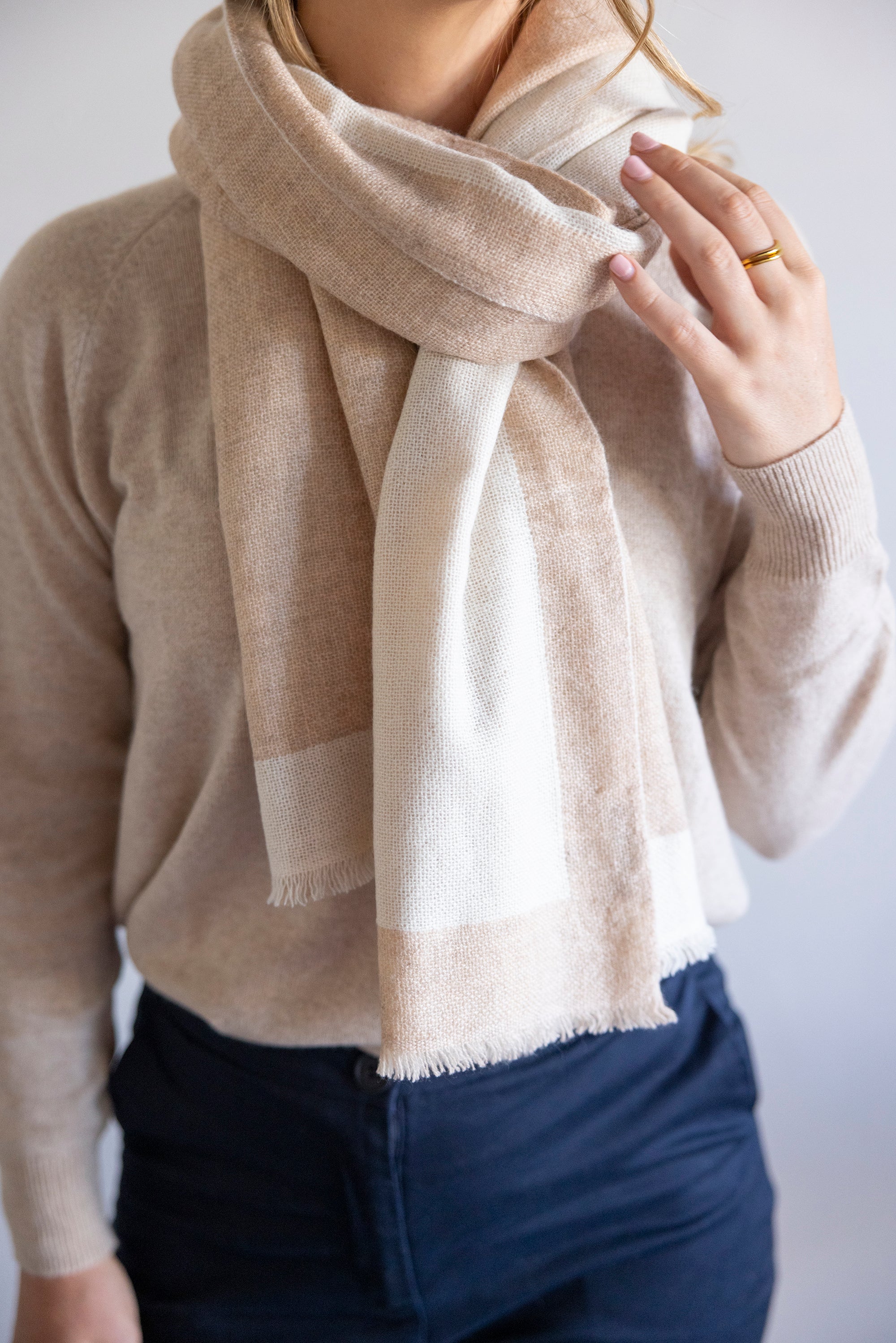 CASHMERE SCARF 100% CASHMERE 200g