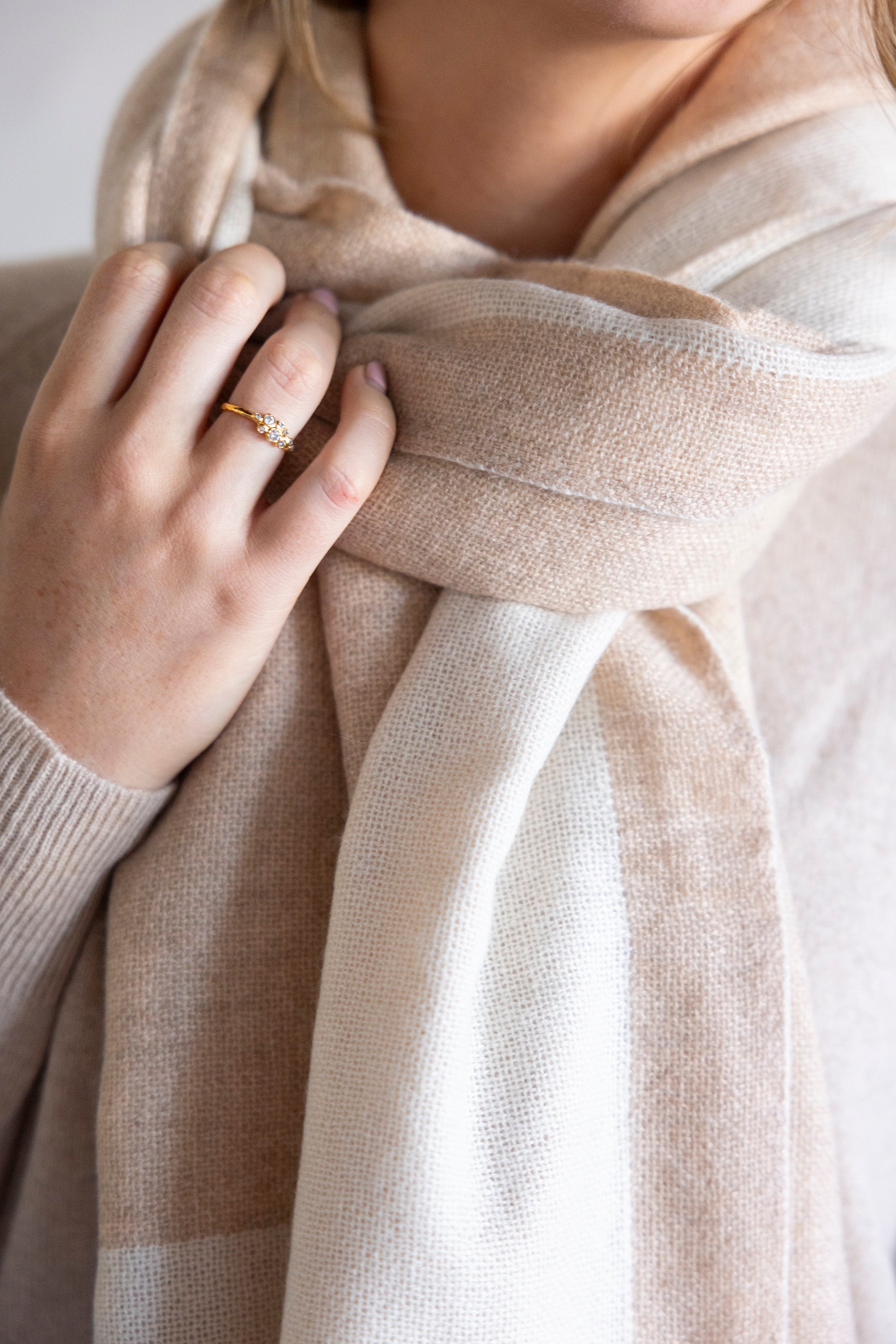 CASHMERE SCARF 100% CASHMERE 200g