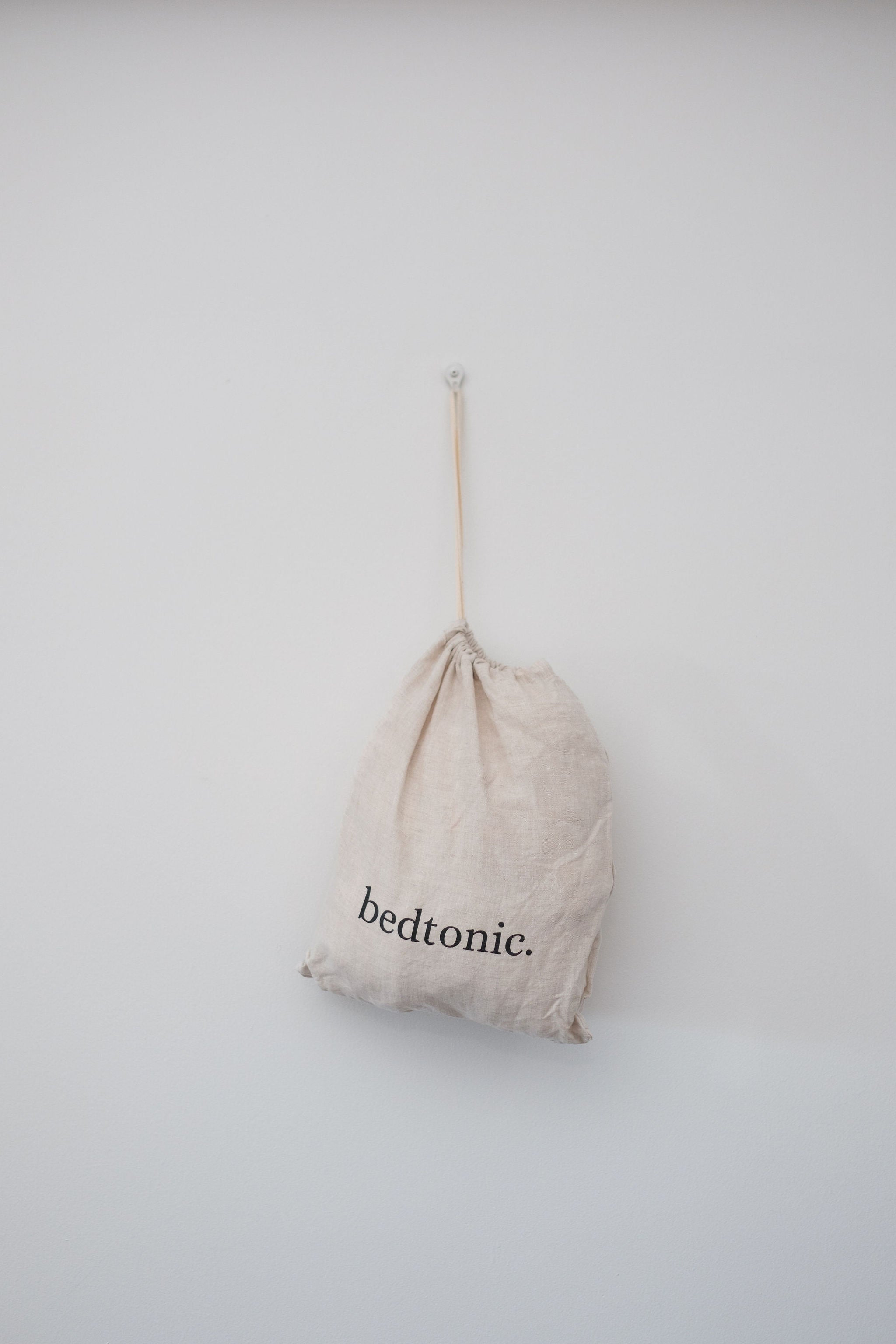 EUROPEAN FLAX LINEN FITTED SHEET - NATURAL WOVEN