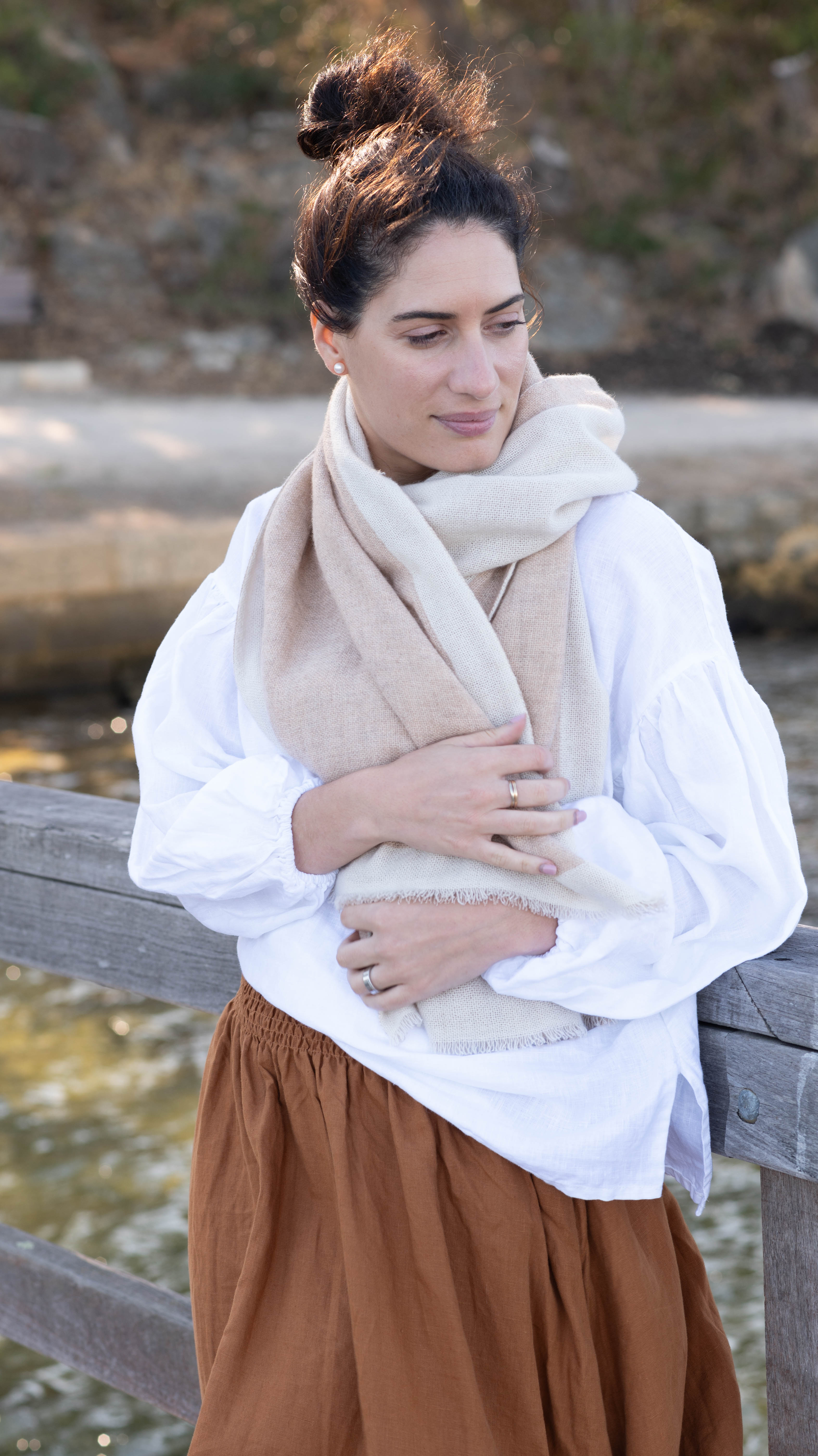 CASHMERE SCARF 100% CASHMERE 200g