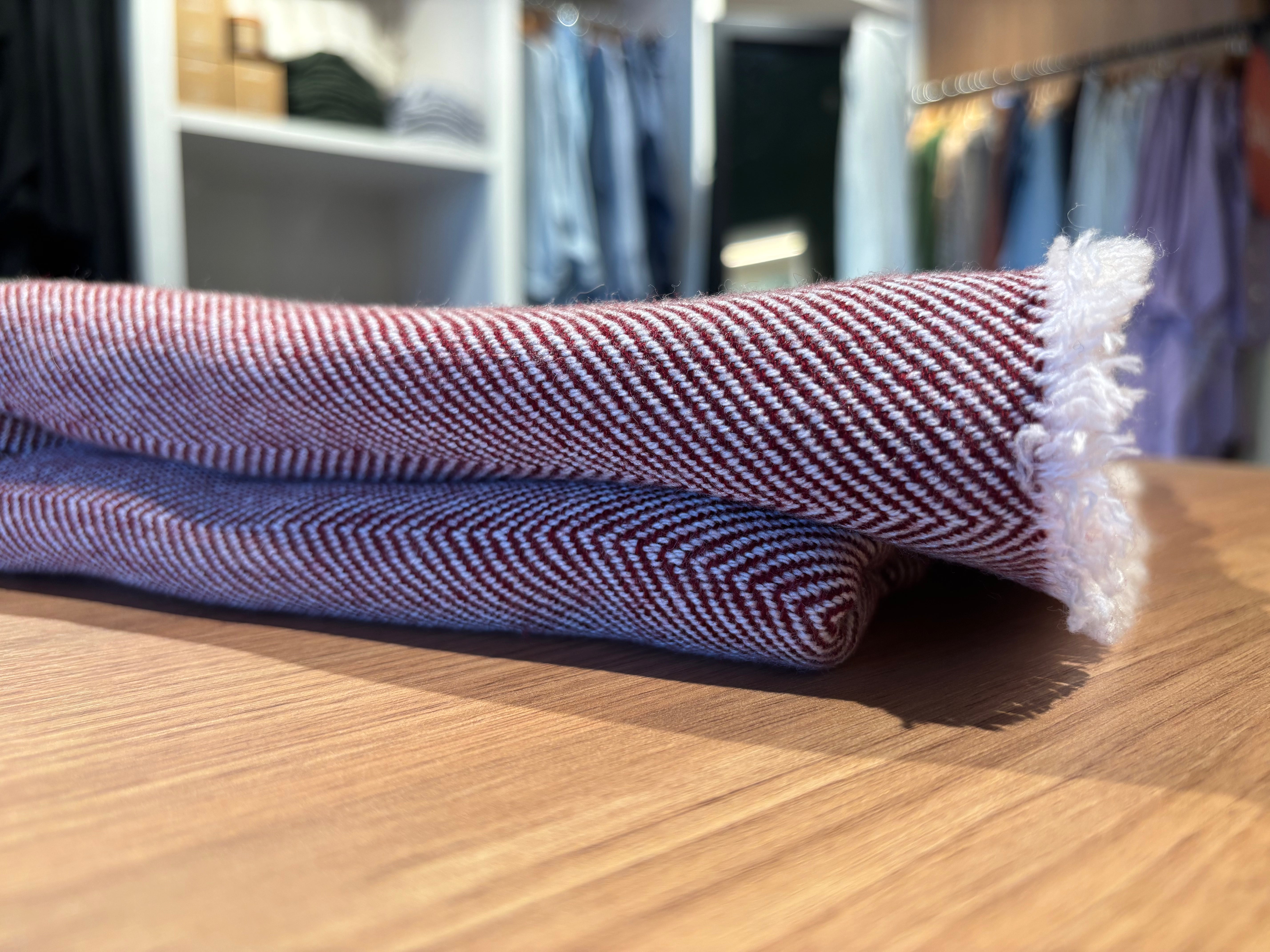 WOOL + CASHMERE THROW - PINOT