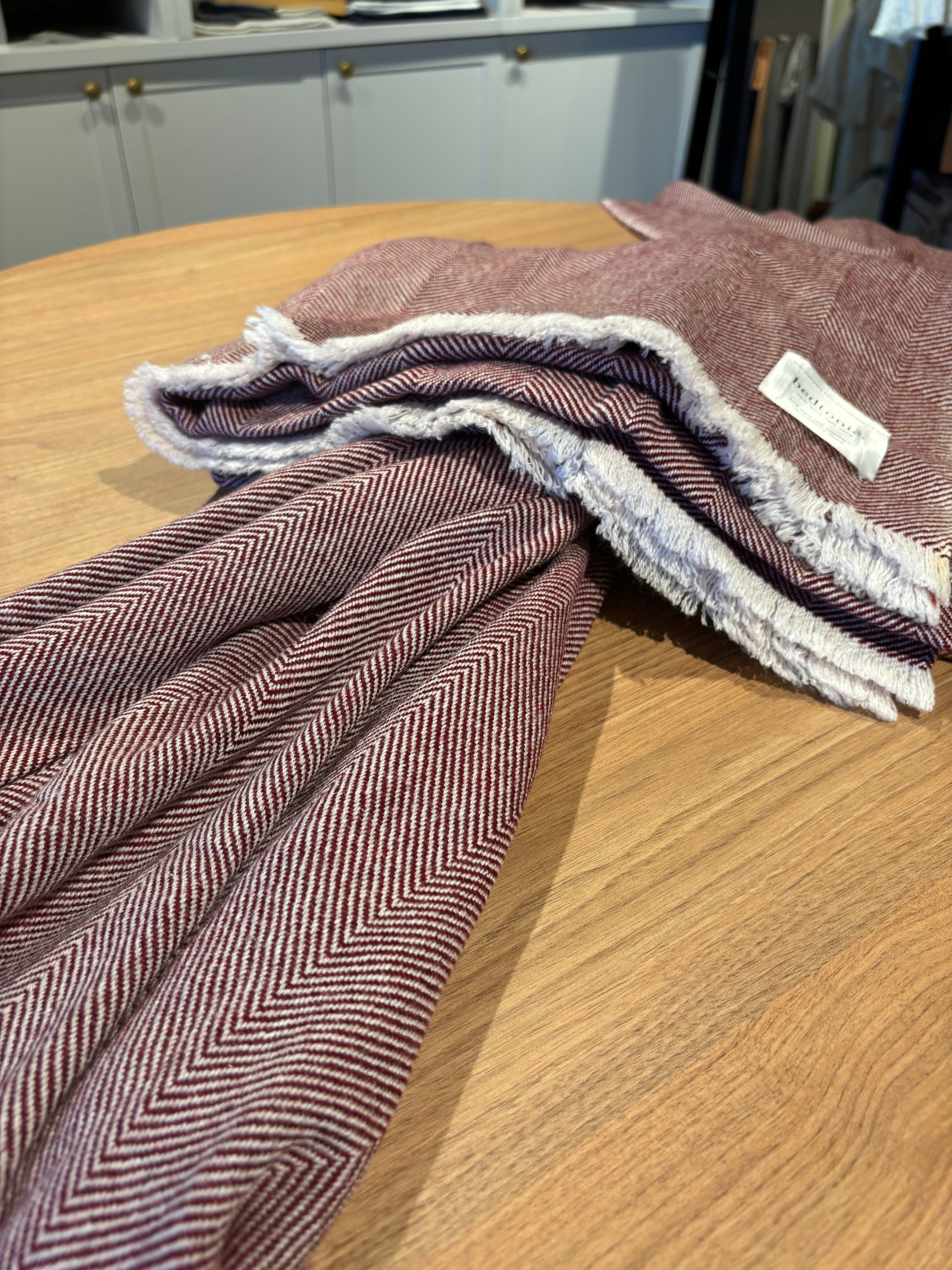 WOOL + CASHMERE THROW - PINOT
