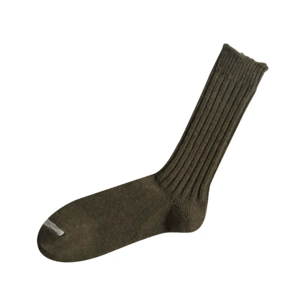 NISHIGUCHI KUTSUSHITA - PRAHA WOOL RIBBED SOCKS