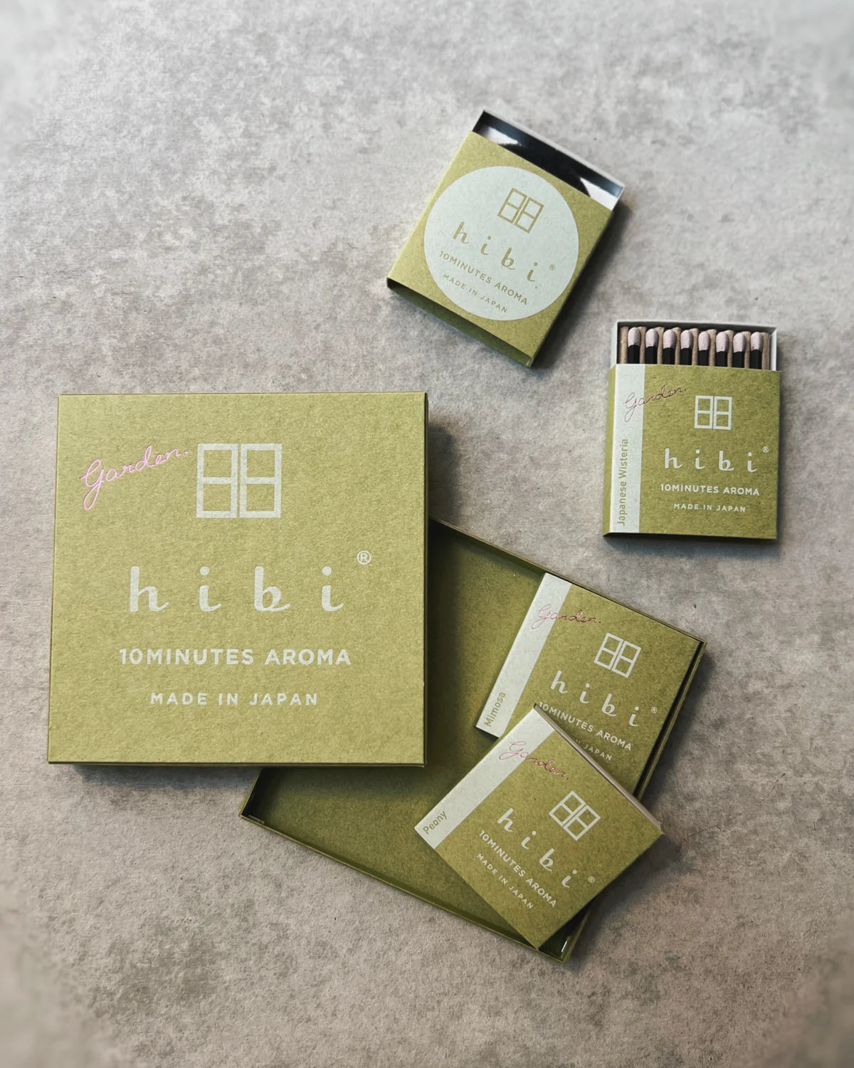 HIBI 10 MINUTE INCENSE: GIFT BOX GARDEN