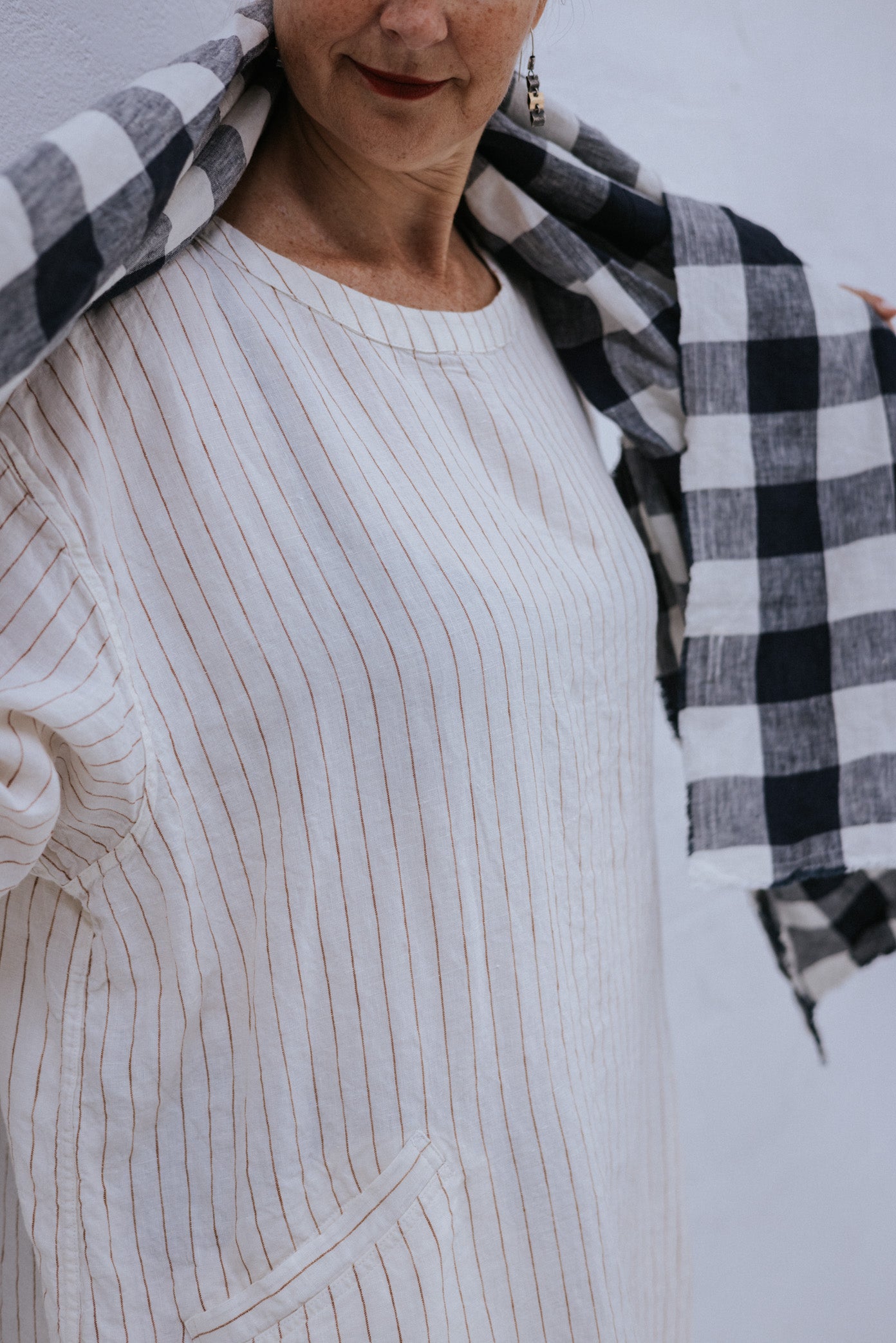 ZILDA SCARF BUFFALO CHECK
