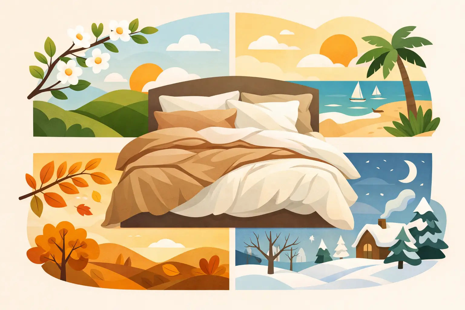 A Guide to Flax Linen Bedding for Every Season