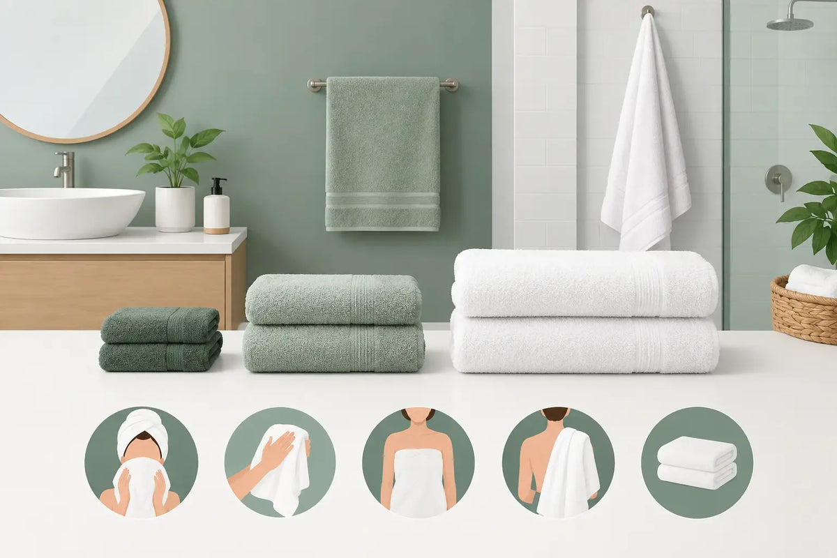 How to Choose Towel Size for Every Bathroom
