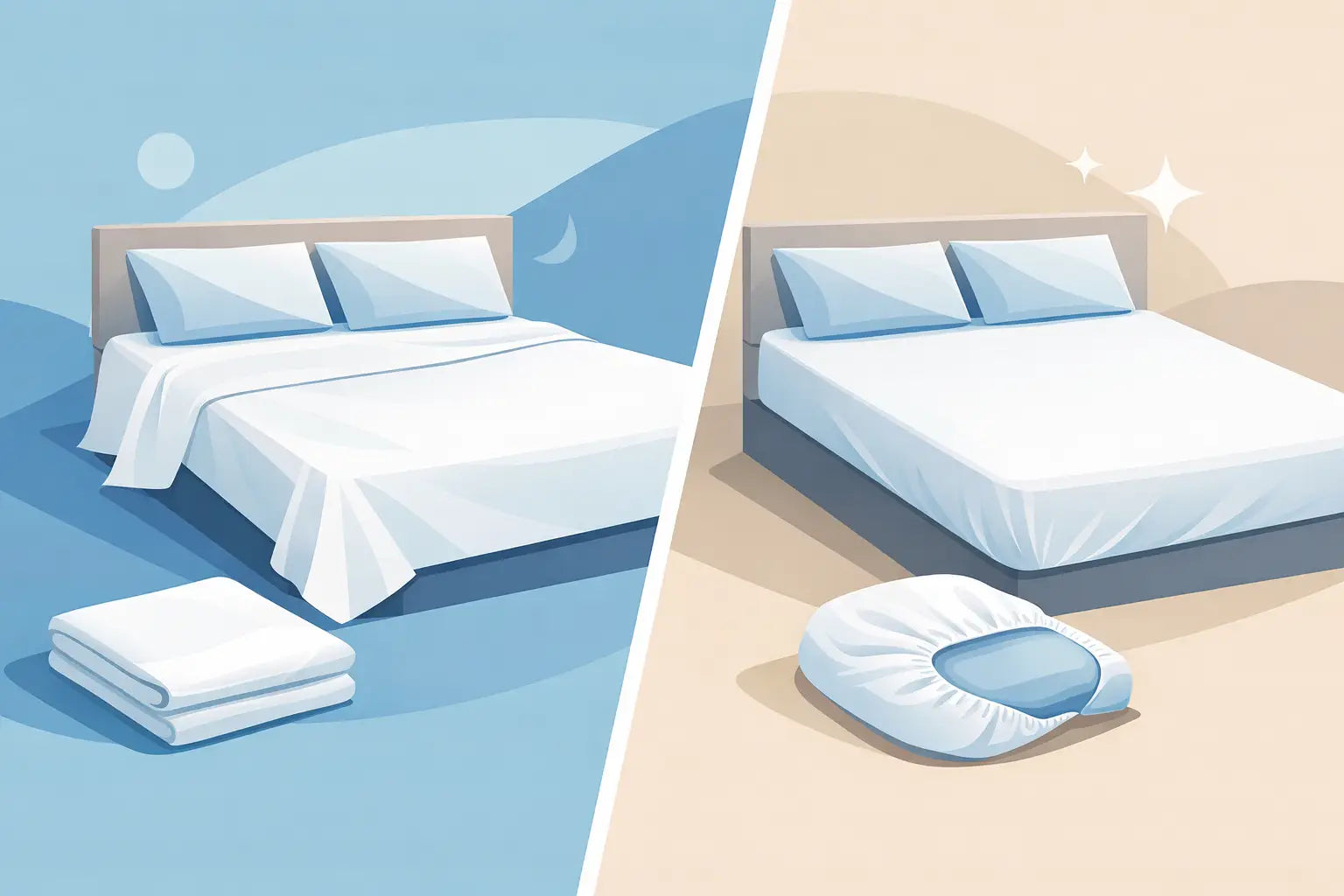 Flat Sheet or Fitted Sheet?