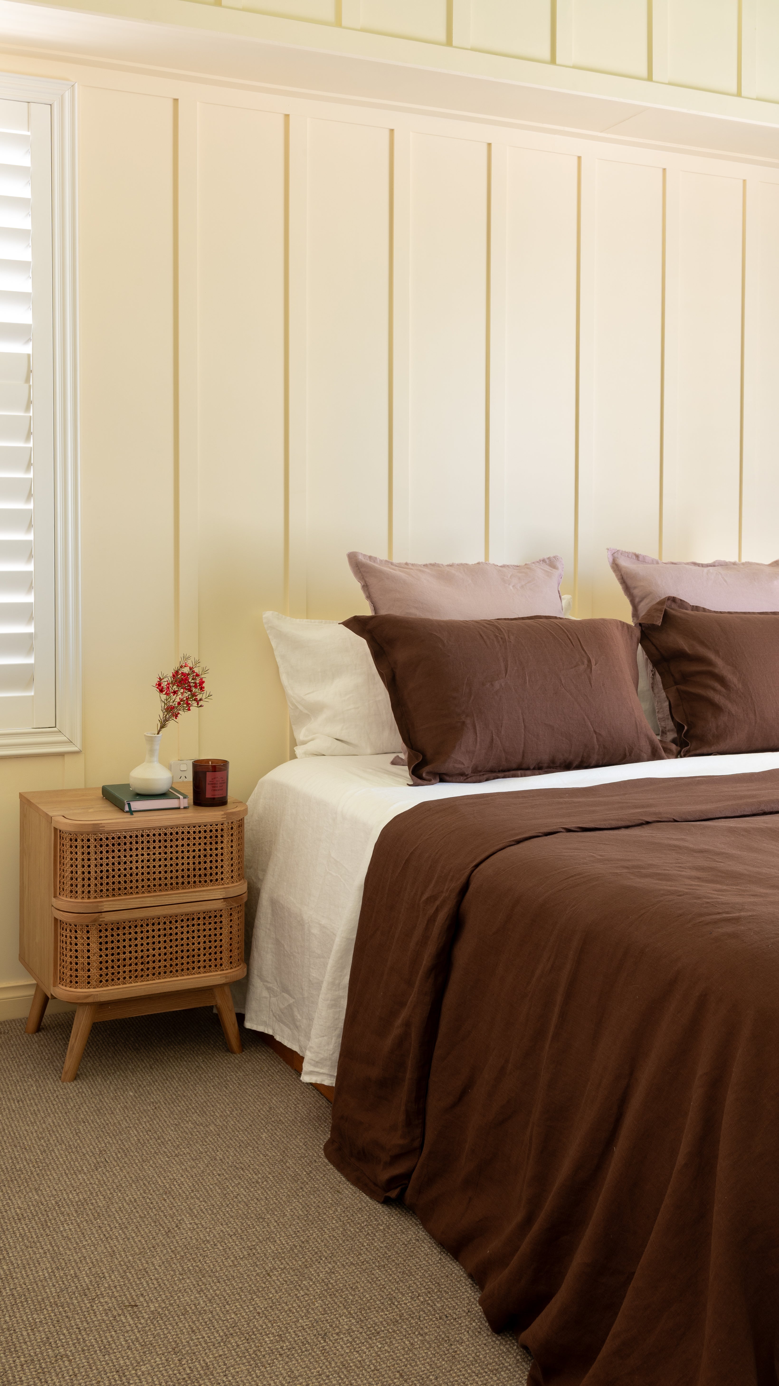 DUVET COVER SET - COCOA