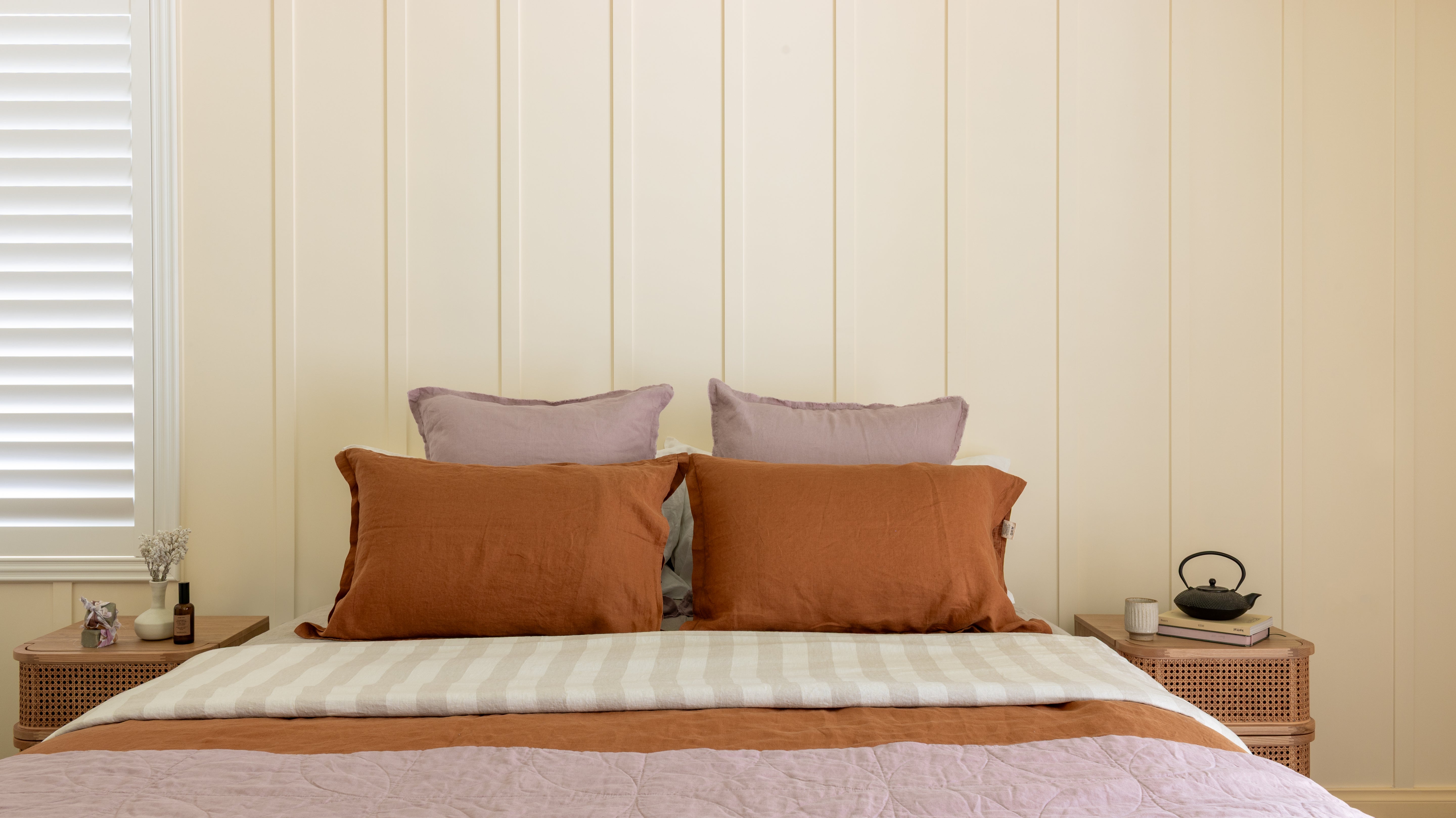 DUVET COVER SET - TERRACOTTA