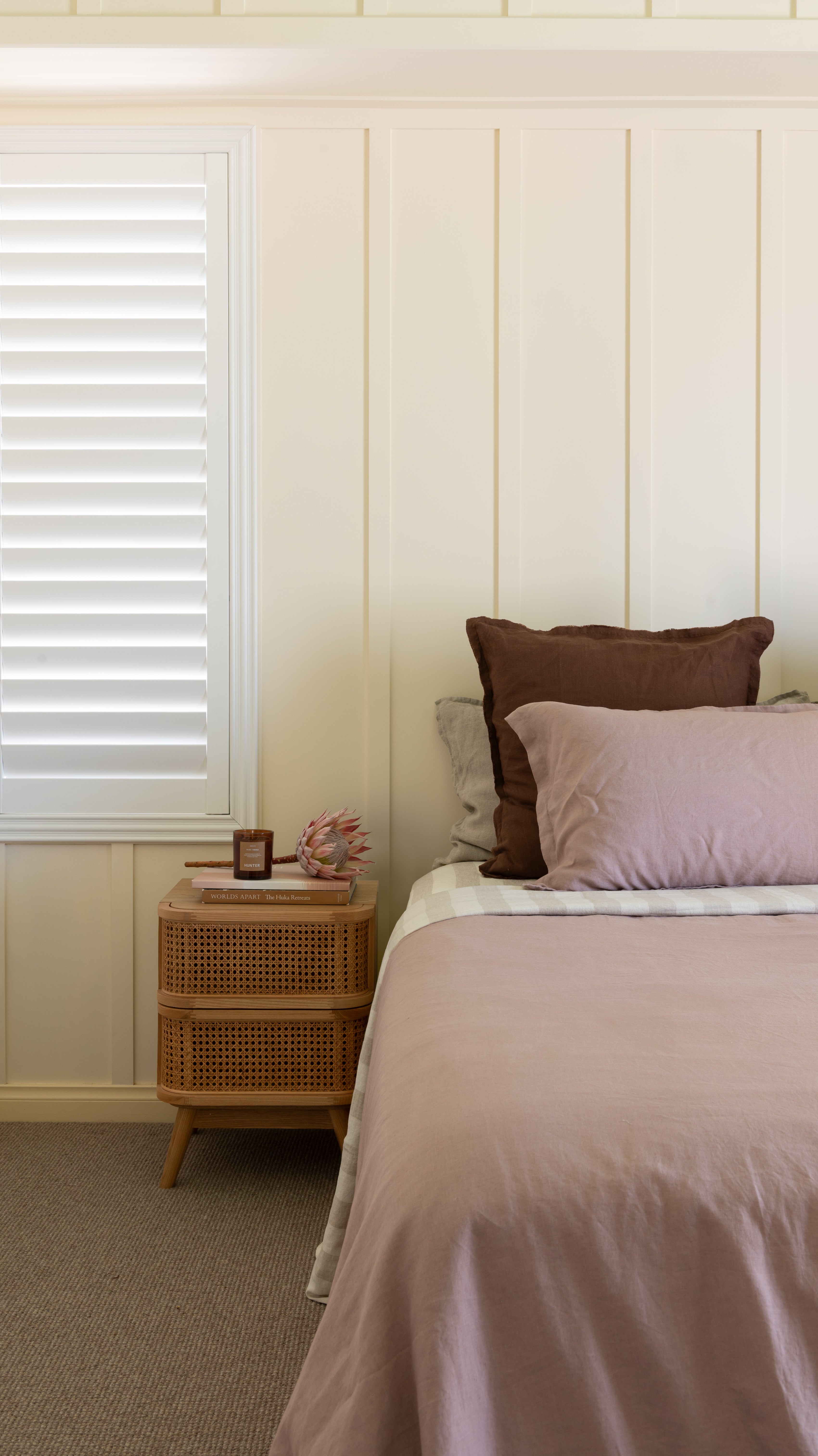 DUVET COVER SET - DUSKY ROSE