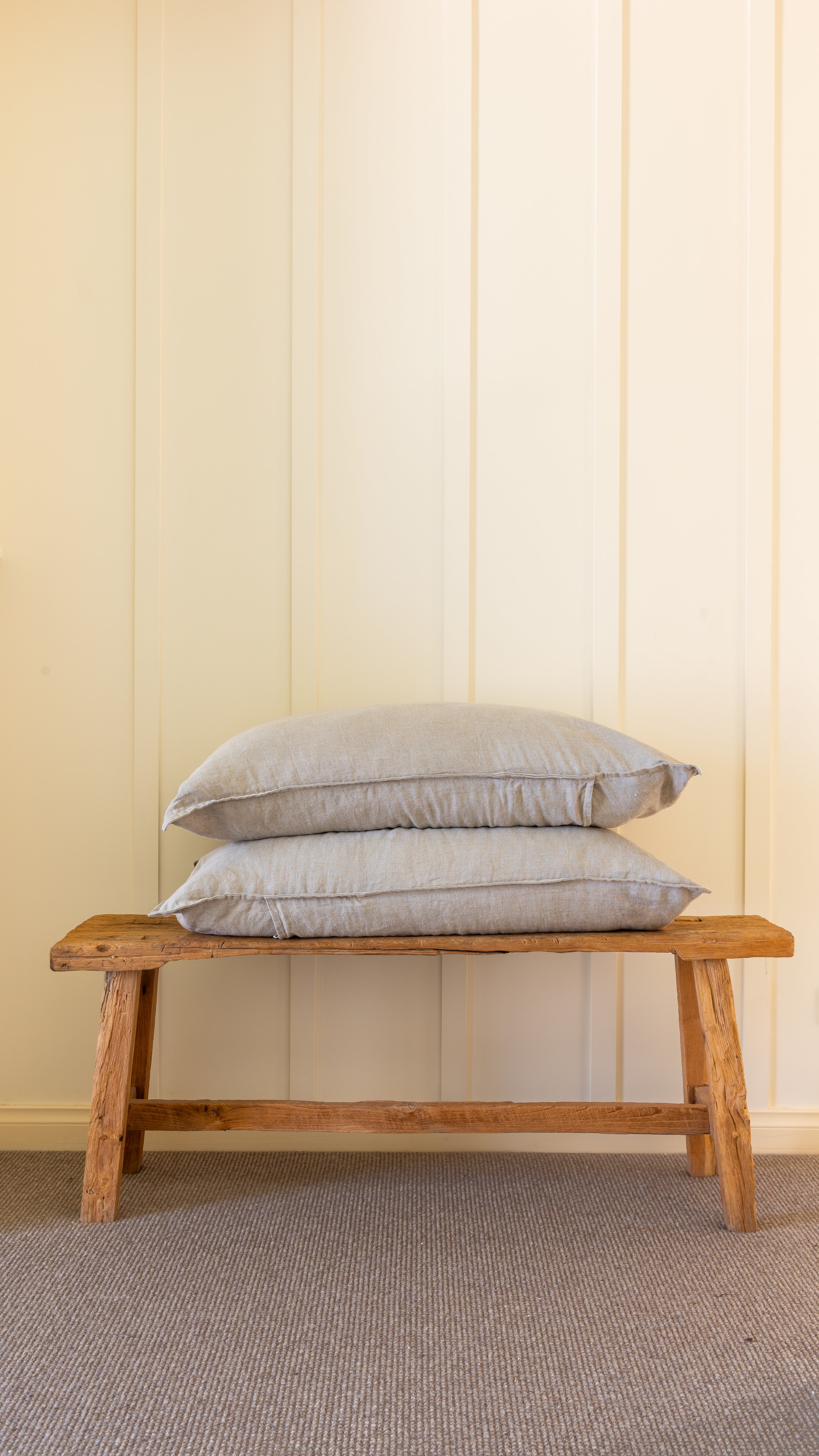 HEAVYWEIGHT KING PILLOWCASE PAIR - 345GSM