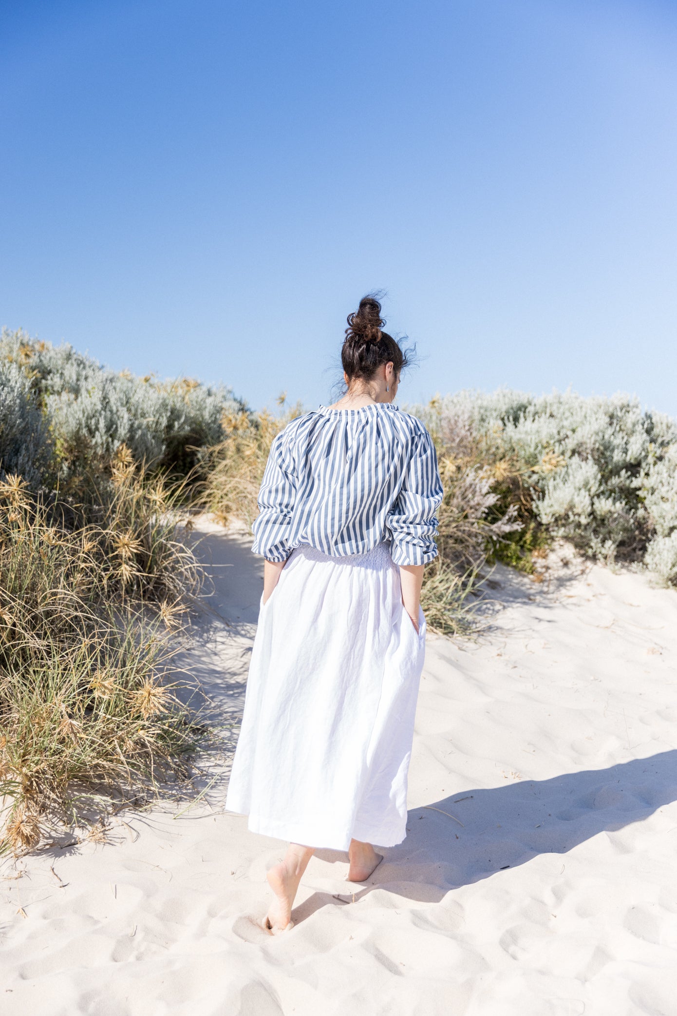 GLENDHU BLOUSE - COTTON STRIPES - LIMITED