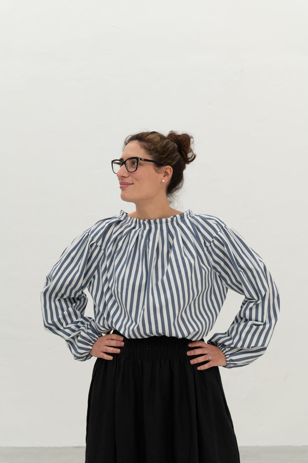 GLENDHU BLOUSE - COTTON STRIPES - LIMITED