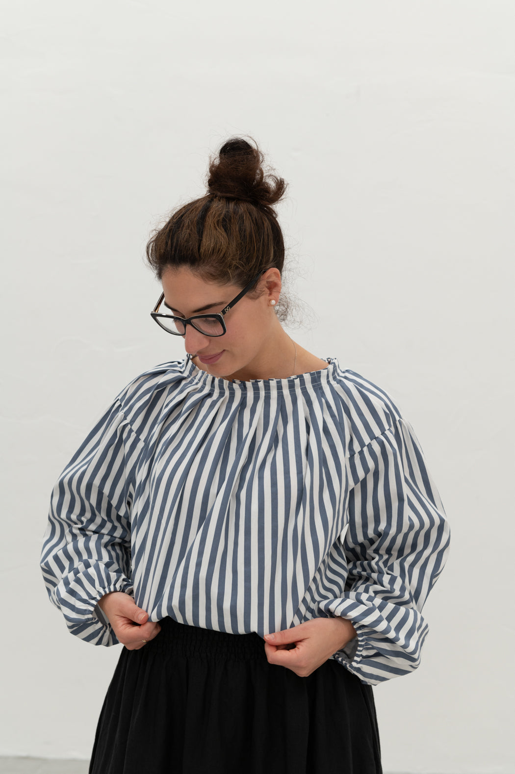 GLENDHU BLOUSE - COTTON STRIPES - LIMITED