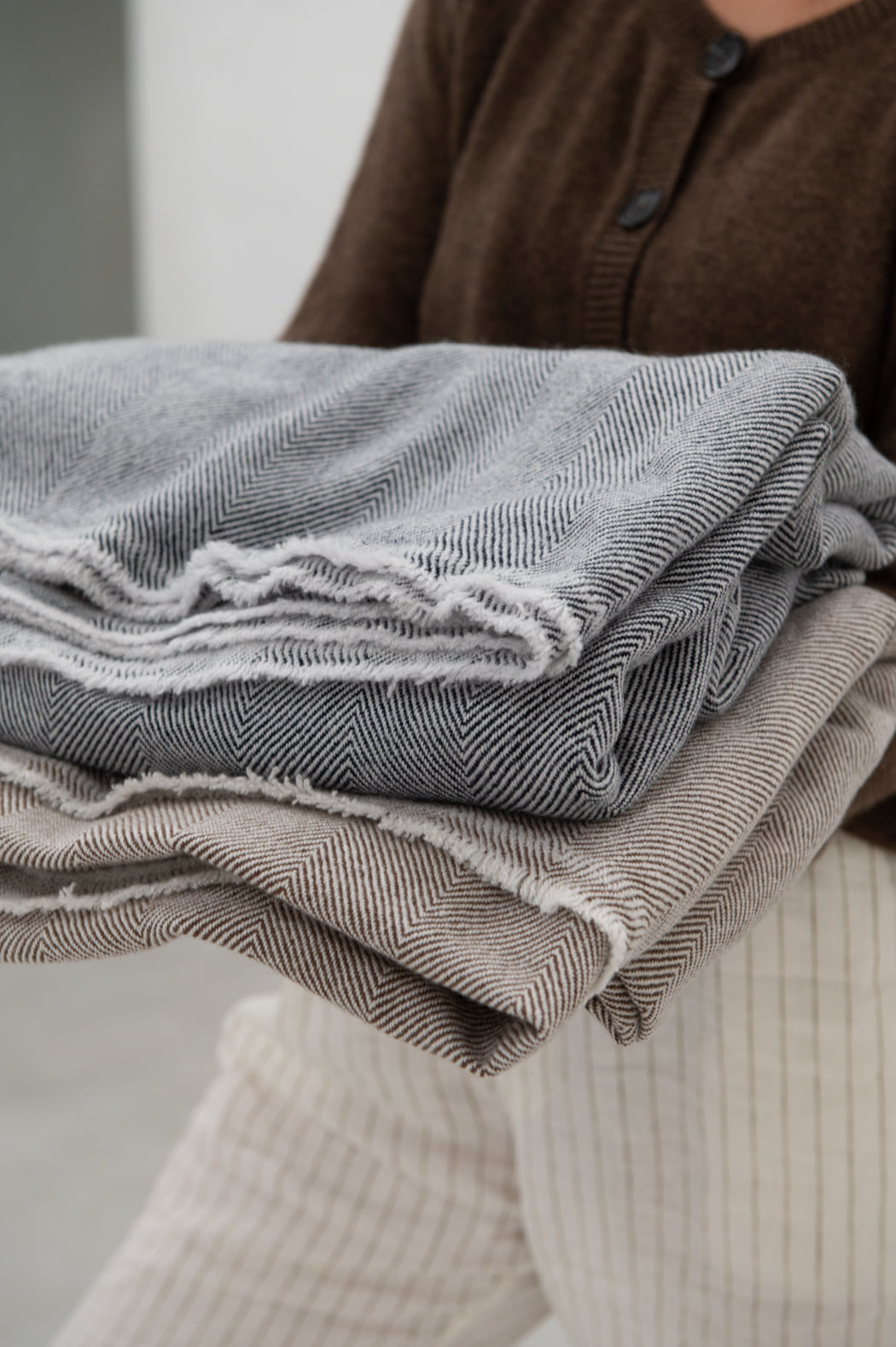 WOOL + CASHMERE COCOA BLANKET