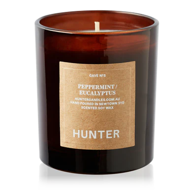 HUNTER CANDLE - CAVE - Peppermint Eucalyptus