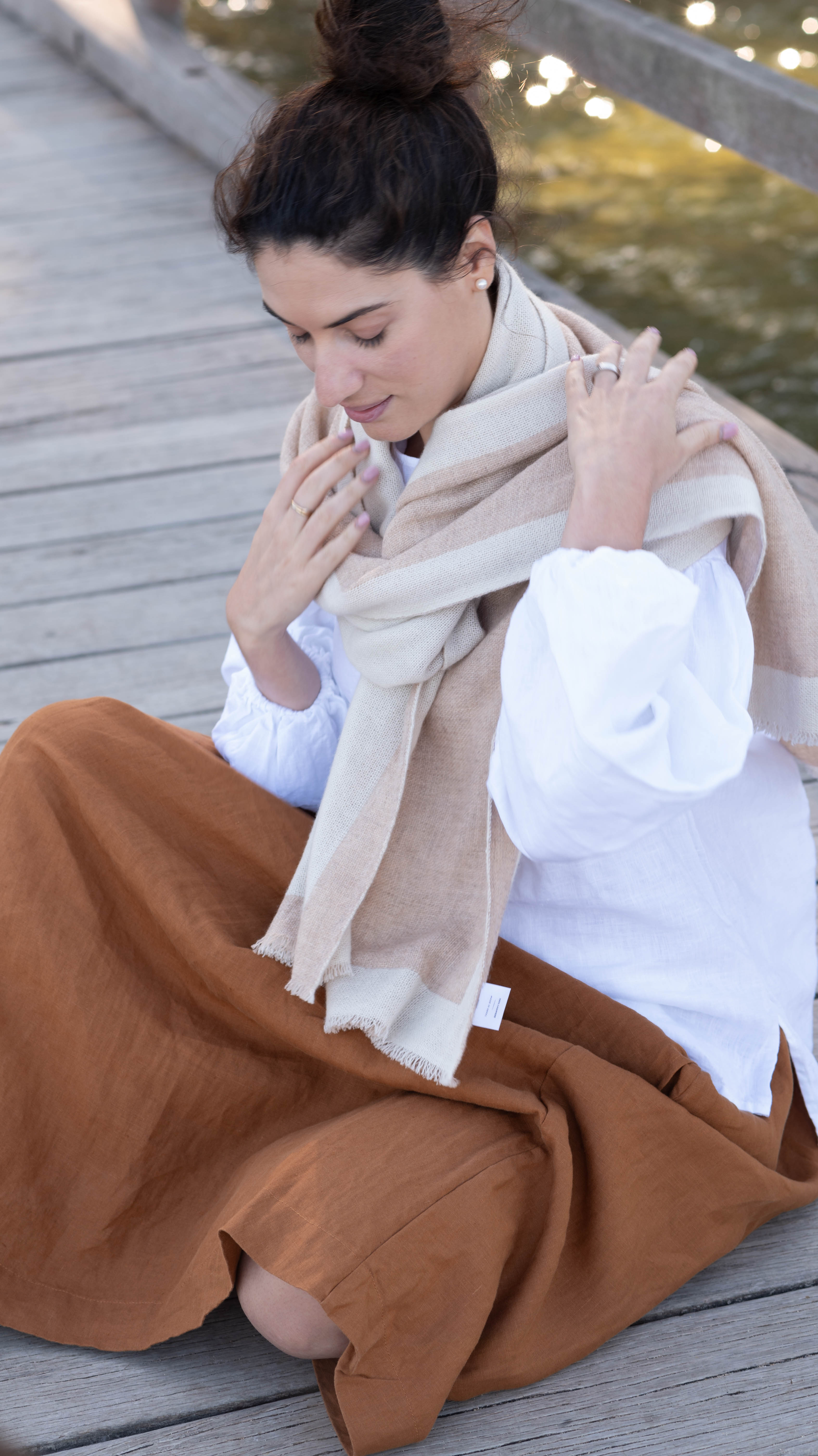CASHMERE SCARF 100% CASHMERE 200g