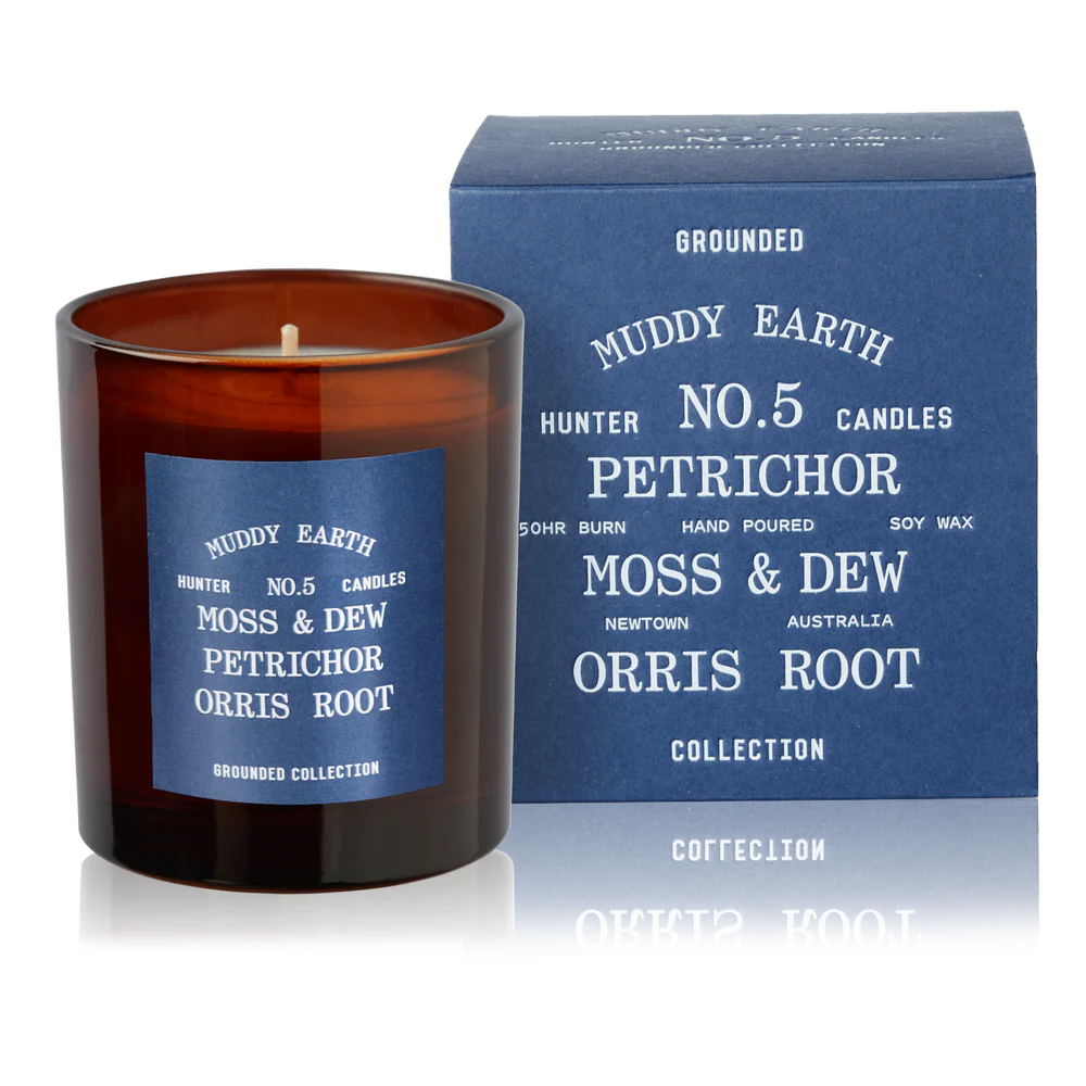HUNTER CANDLE GROUNDED NO.5 MUDDY EARTH