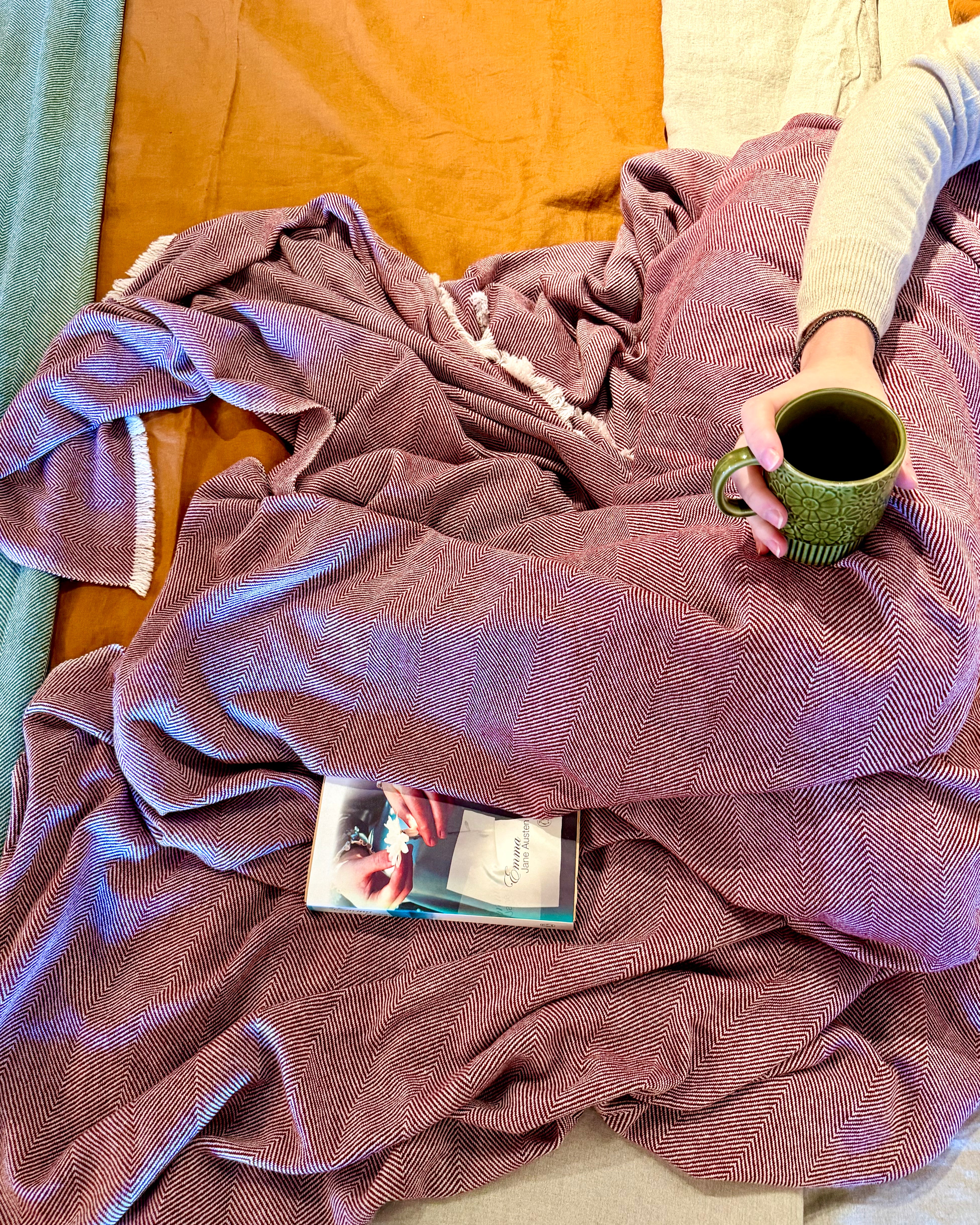 WOOL + CASHMERE THROW - PINOT