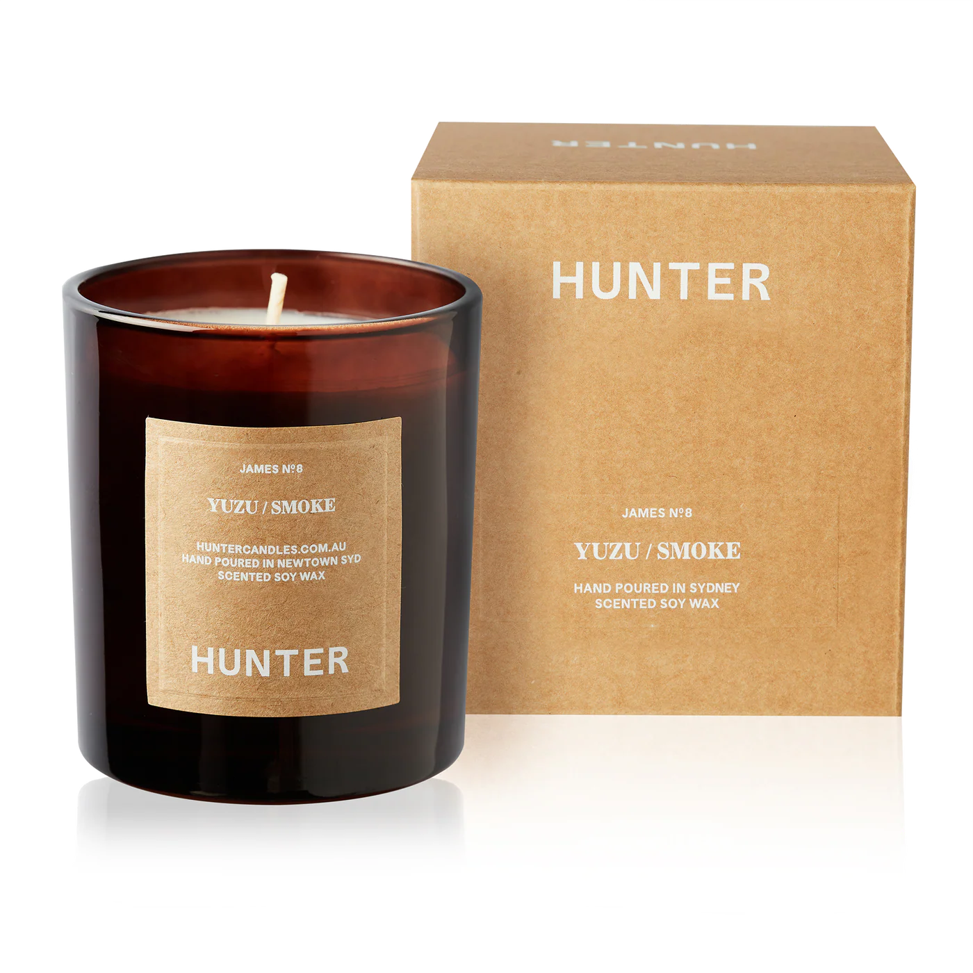 HUNTER CANDLE - JAMES - yuzu + smoke