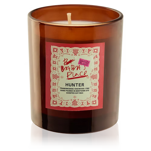 HUNTER CANDLE - BABA'S PLACE: Frankincense, Oakwood, Fire