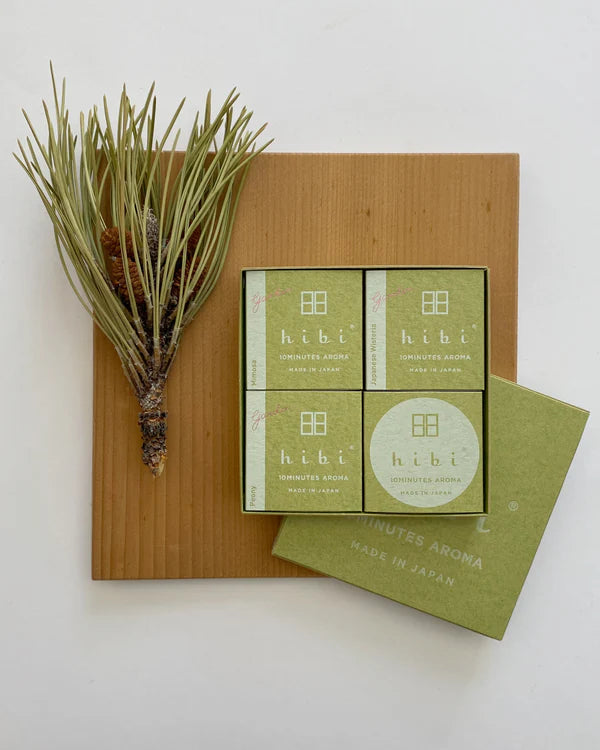 HIBI 10 MINUTE INCENSE:  GIFT BOX GARDEN